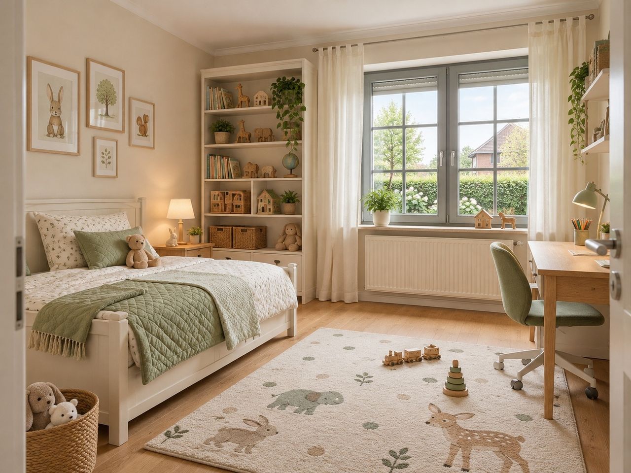 Kinderzimmer (KI-Visualisierung)