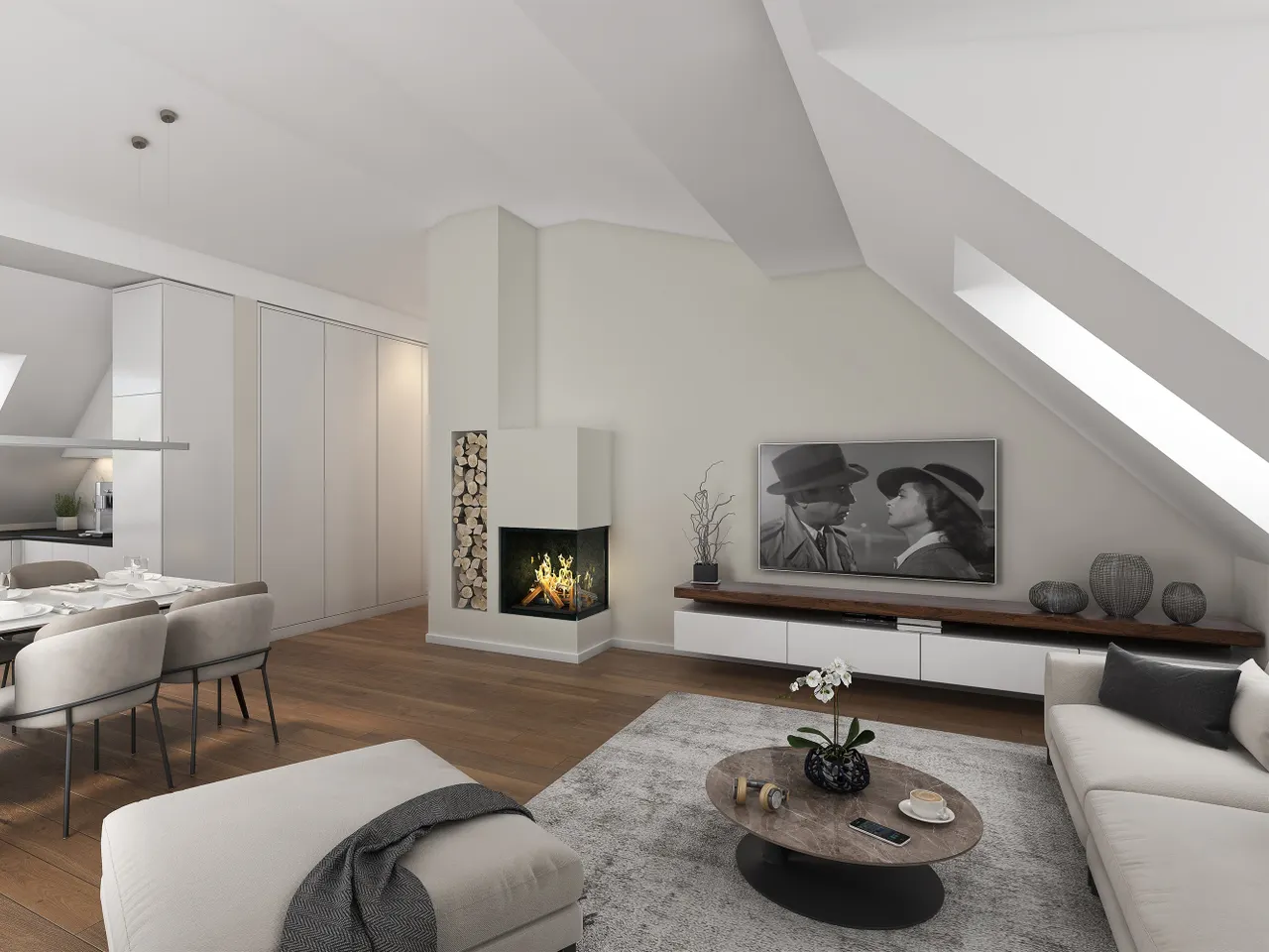 Wohnbereich Visualisierung