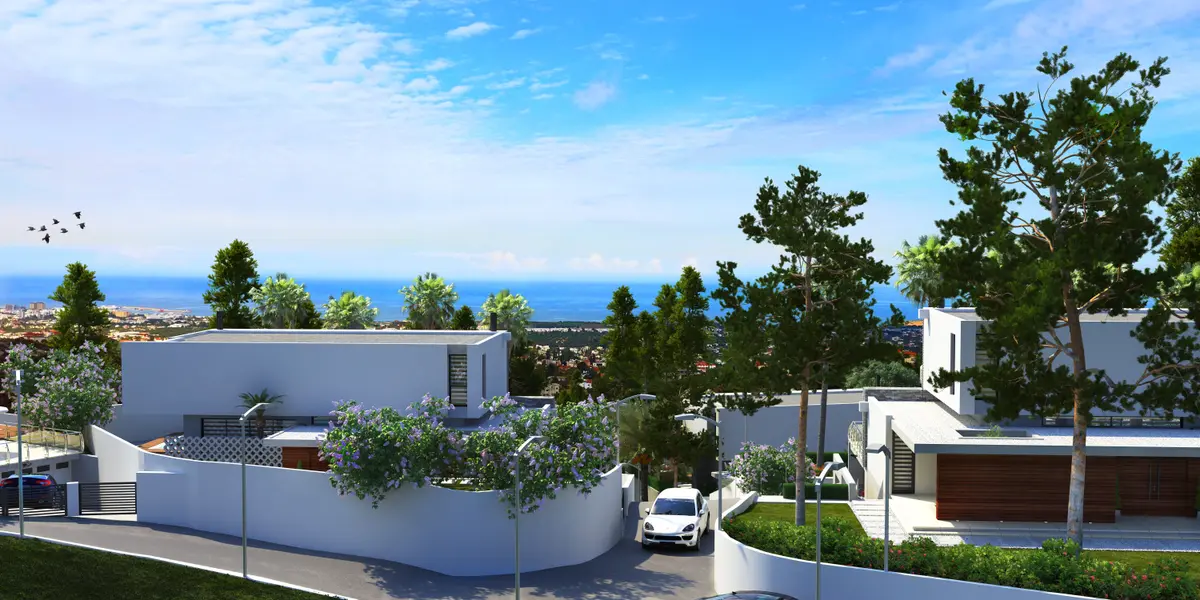 Rendering Aussenansicht der Villa · Ozanköy · Kyrenia / Girne