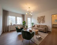 Wohnzimmer KI generiert