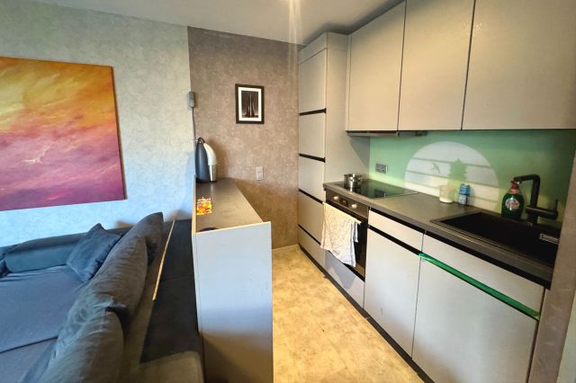 Küchenzeile im Wohnraum (EBK vom Mieter)