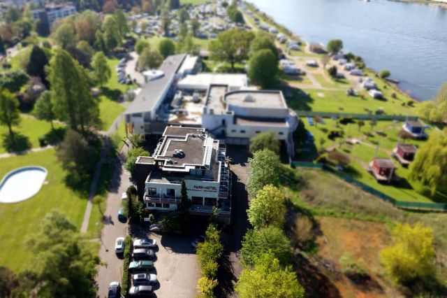 Draufsicht-Hotel
