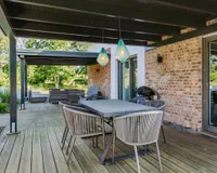 Überdachter Terrassenbereich