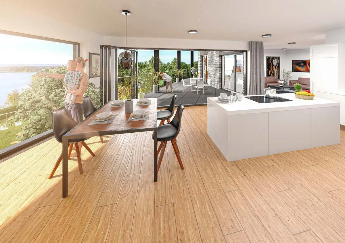 Wohnen der Extraklasse – stilvolles, exklusives Penthouse mit Weitblick über den Steinberger See!