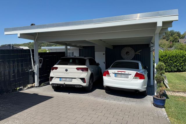 Doppelcarport mit PVA