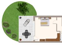 Grundriss Gartengeschoss