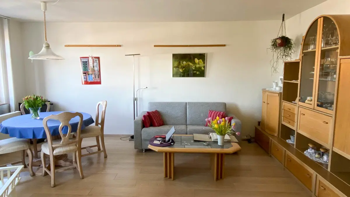 Großes helles Wohn-Esszimmer
