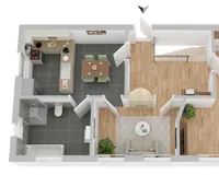 Grundriss Hauptwohnung OG