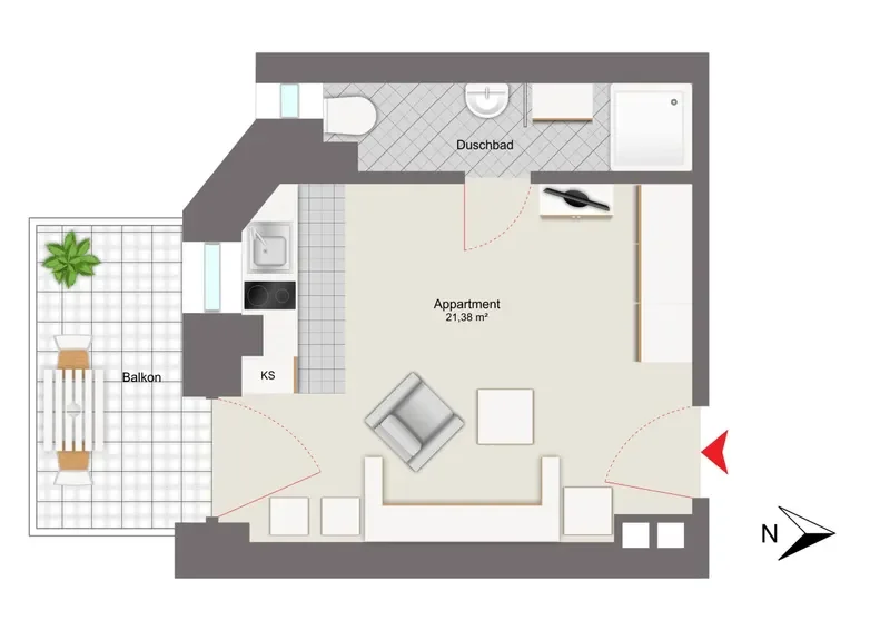 Etagenwohnung
