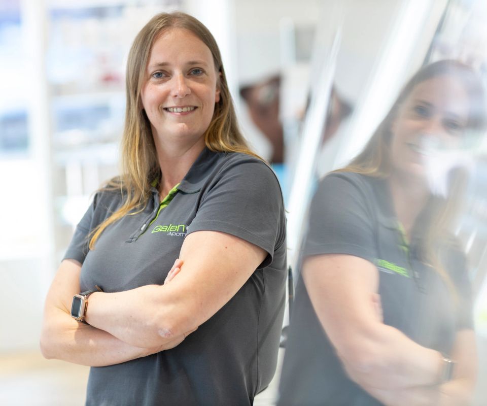 Ihre persönliche Ansprechpartnerin in der Galenus Apotheke für alle Gesundheitsfragen.