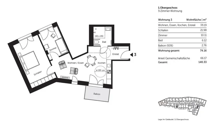 Wohnung 3 Grundriss