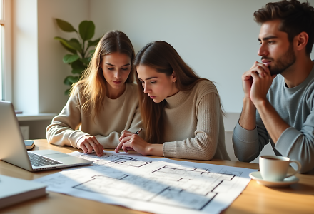 Kaufnebenkosten beim Immobilienkauf richtig einkalkulieren - Beitragsbild (Flux-advanced)
