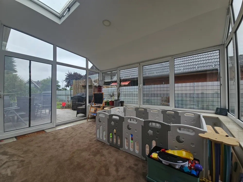 Wintergarten mit Fußbodenheizung