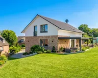 Nordansicht mit Gartenoptimierung 