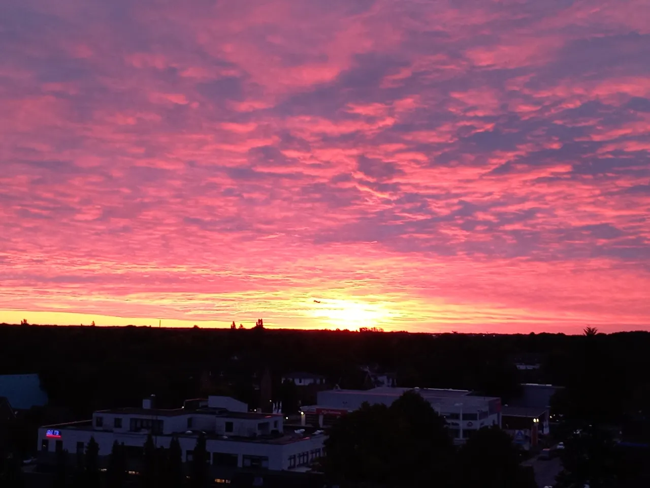 Blick des Sonnenaufgangs