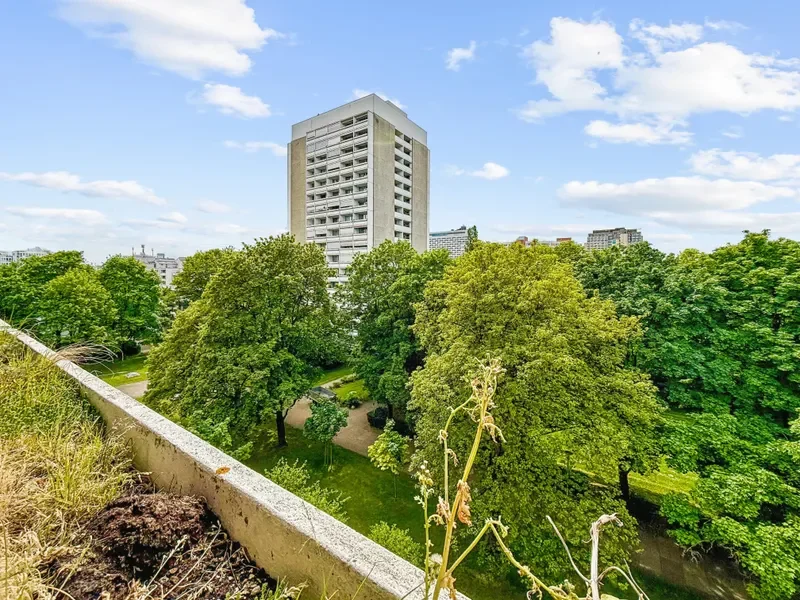 Ausblick ins Grüne