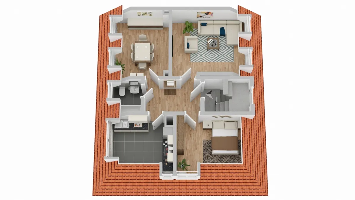 Grundriss Dachgeschoss