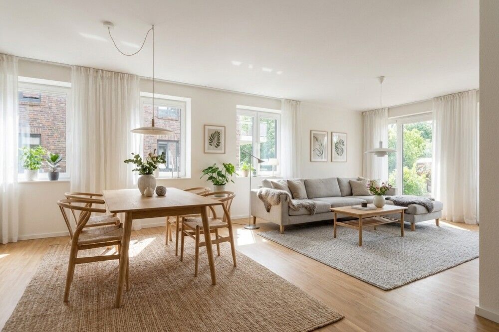Wohn-/Esszimmer (KI)
