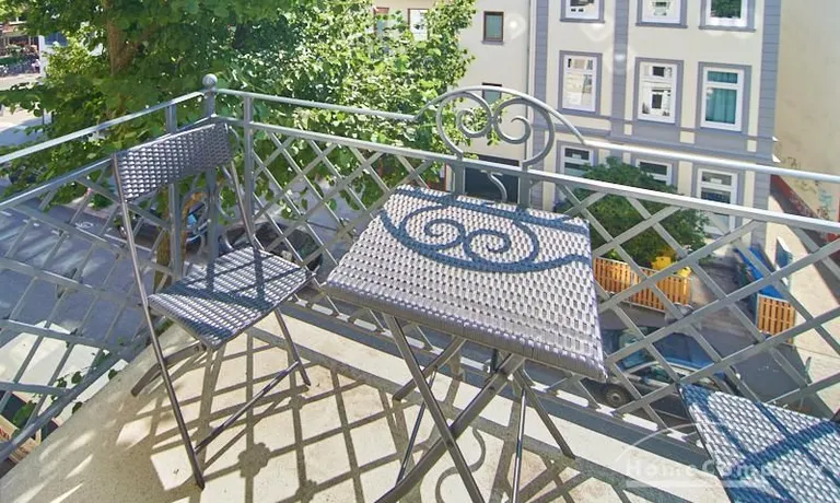 Balkon am Wohnzimmer