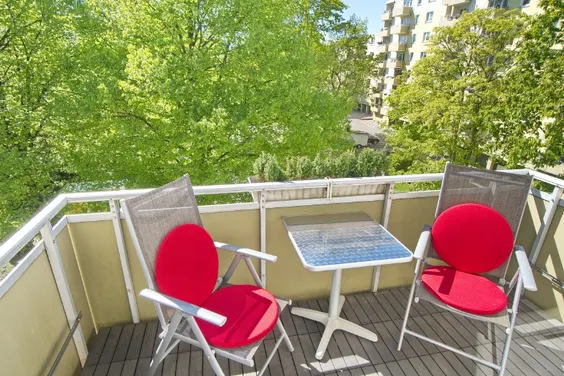 Schöne, helle Wohnung mit Balkon und Garage in ruhiger Lage von Kettwig, Vermietung bis max. Dezember 2027