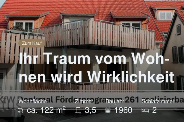 Nicht mehr verfügbar: Ihr Traum vom Wohnen wird Wirklichkeit