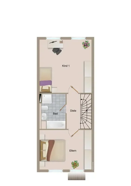 Grundriss Obergeschoss
