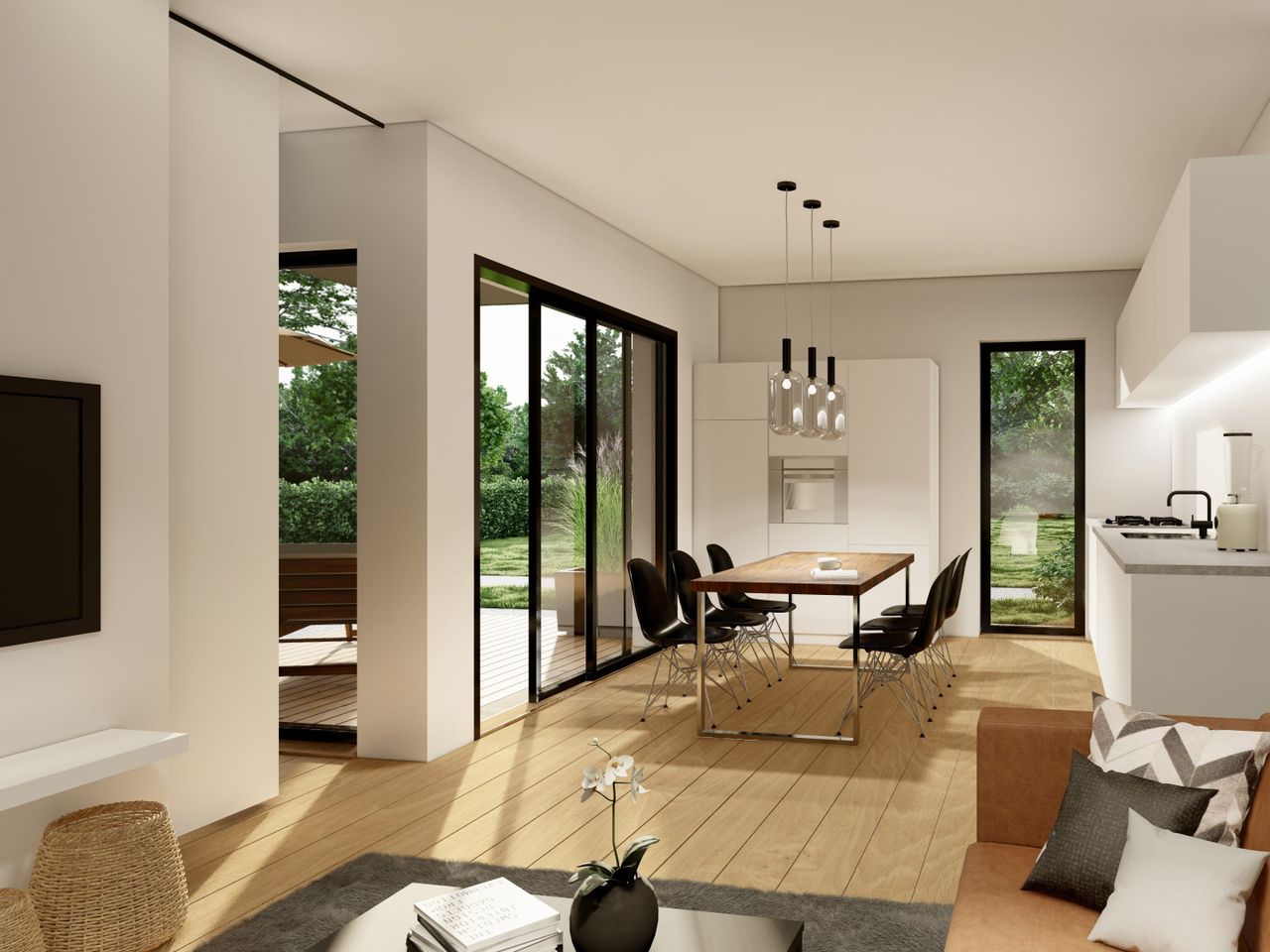 Wohn- & Kochbereich Erdgeschoss