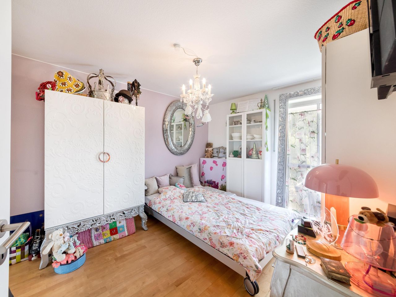 Blick zum Schlafzimmer