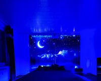 Schlafzimmer beleuchtet