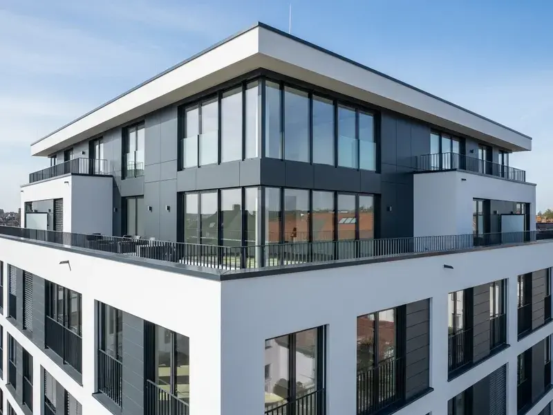 Penthouse mit Dachterrasse (KI-Visualisierung)