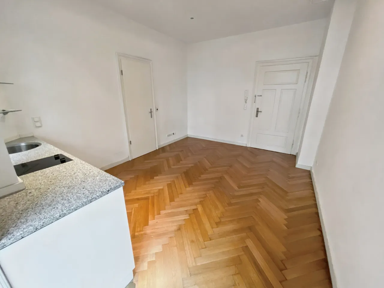 Wohnraum Ansicht vom Balkon
