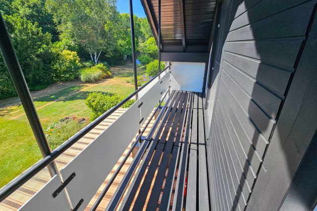 Balkon zur Gartenseite