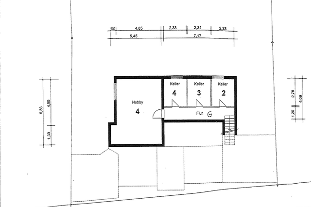 Grundriss Keller