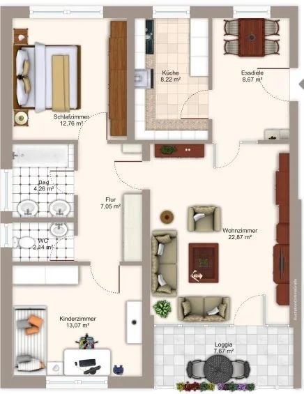 Grundrissplan 