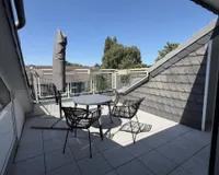 Sonne pur auf der der Loggia 