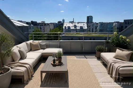 Luxus-Penthouse mit zwei Dachterrassen in Neuhausen