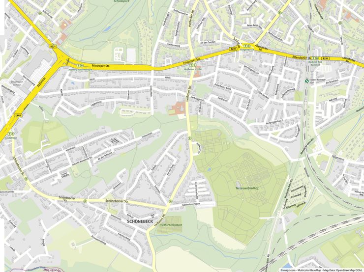 Geolyzer Kartenausschnitt