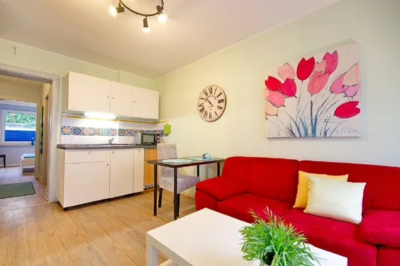 Freundliche, gut möblierte Wohnung in zentraler Lage in Essen-Südviertel, W-LAN vorhanden