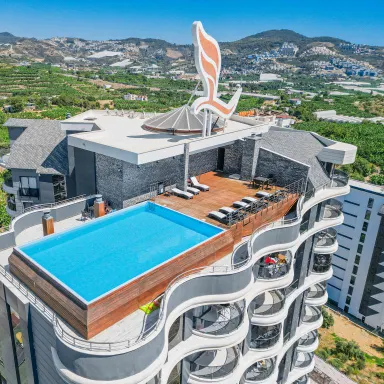 Exklusive 2-Zimmer-Wohnung in einer luxuriösen 5-Sterne-Residenz in Alanya – Mahmutlar