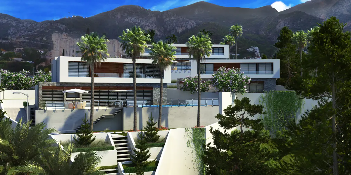 Rendering Aussenansicht · Ozanköy · Kyrenia / Girne