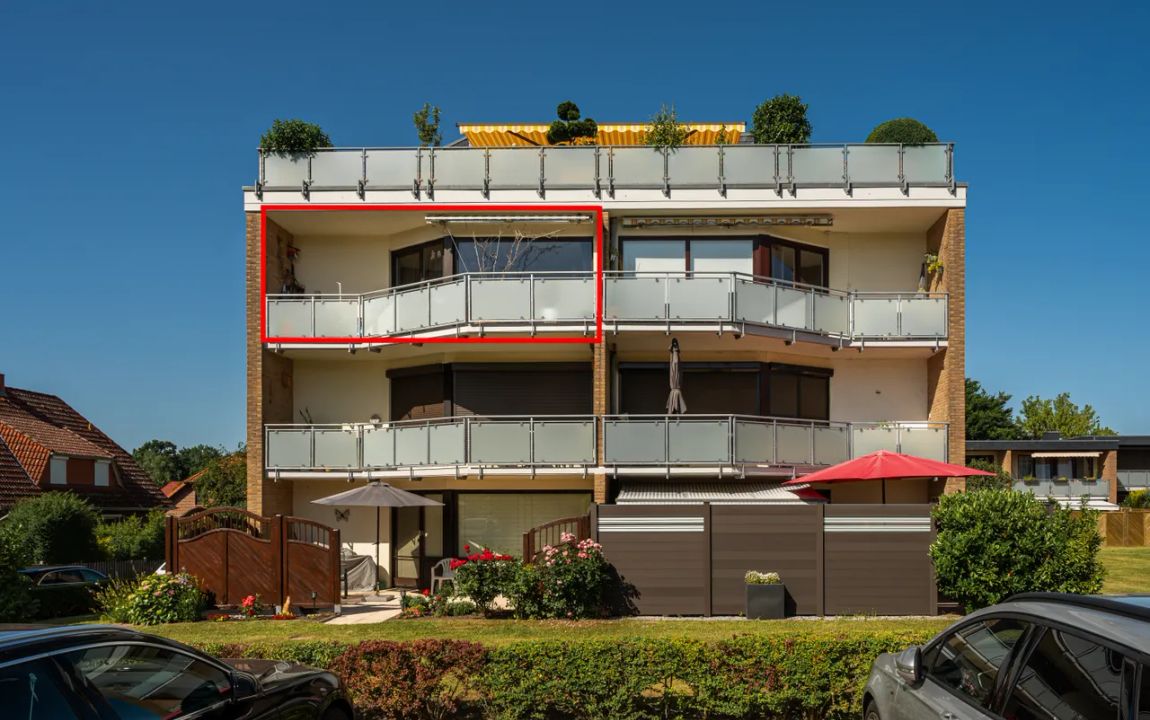 Kapitalanlage in ruhiger Wohnlage in Lüneburg am Ebensberg: 3-Zimmer-Wohnung mit Balkon & Stellplatz