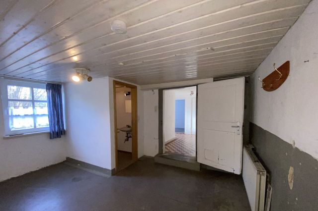 Durchgangsraum zum Stall