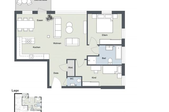 Grundriss Wohnung Nr. 8