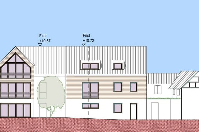Ansicht Haus A,B,C