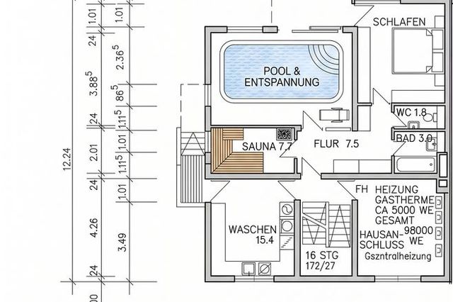 Grundriss Gartengeschoss