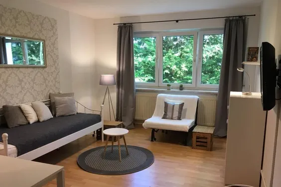 1 Zimmer Apartment in ruhiger Lage mit Blick ins Grüne