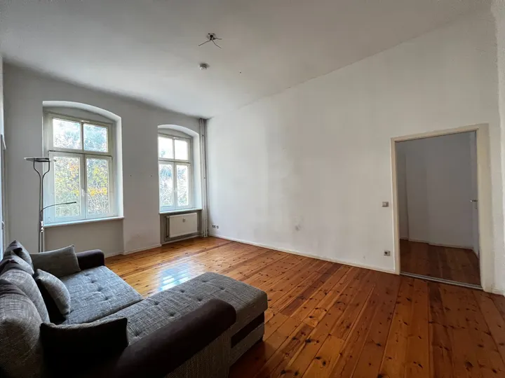 Kompakte 2-Zimmer-Wohnung im ruhigen Hinterhaus