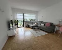 Wohnzimmer mit Terrassentür