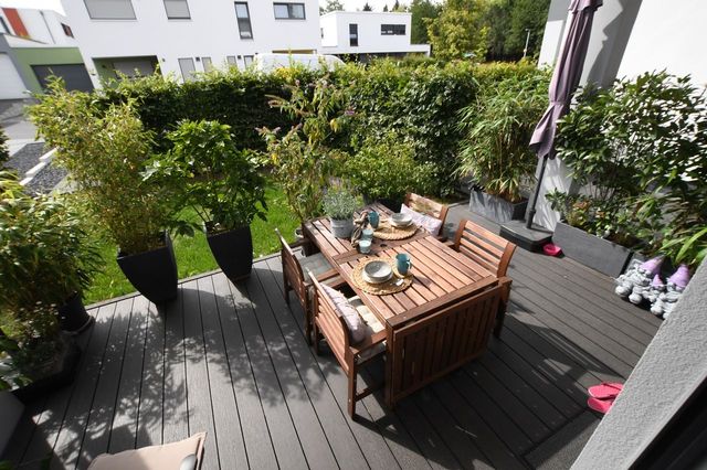 Terrasse am Wohnzimmer