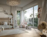 Es handelt sich um unverbindliche Illustrationen mit Sonderausstattungen. Die Bauausführung erfolgt durch das Bauunternehmen